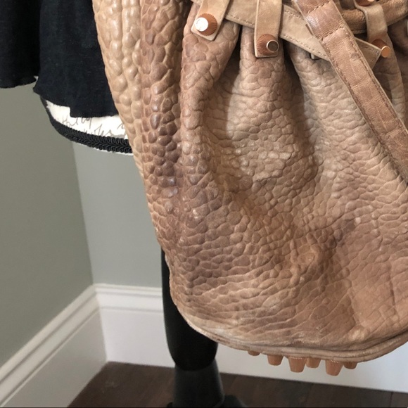 Alexander Wang Diego taupe / rose gold bucket bag - Picture 8 of 8